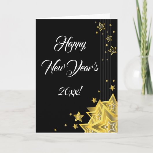 Silvesterabend | Grußkarte Feiertagskarte (Vorderseite)