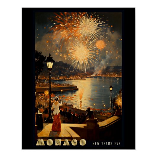 Silvesterabend in Monaco Poster (Vorderseite)
