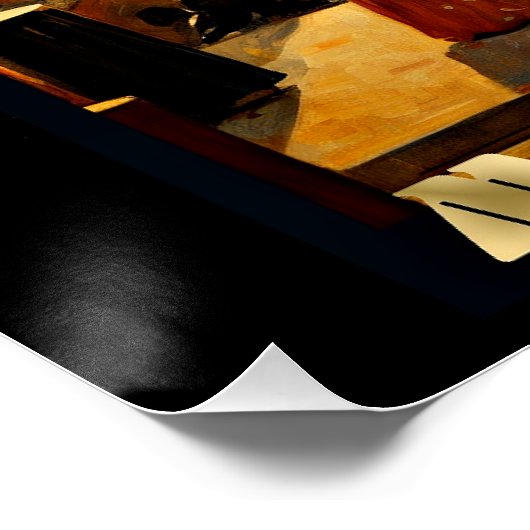 Silvesterabend in Monaco Poster (Ecke)