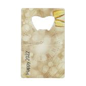 Silvesterabend mit Champagnerbrille Geldbeutel Flaschenöffner (Vorderseite)