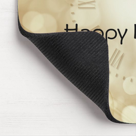 Silvesterabend mit Champagnerbrille Mousepad (Ecke)