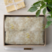 Silvesterabend mit Champagnerbrille Seidenpapier (Geschenk)