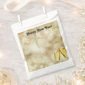 Silvesterabend mit Champagnergläsern Gefallen Tasc Geschenktütchen (Ausgeschnitten)