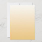 Silvesterabend mit Gold und Weißballons Einladung (Rückseite)