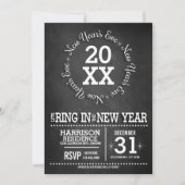 Silvesterabend-Party Einladung (Vorderseite)