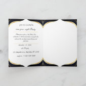 Silvesterabend-Party Einladung: Eine Sternennacht Einladung (Innenseite)