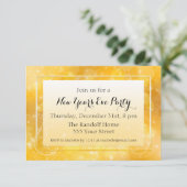 Silvesterabend-Party Einladungen des Goldmagnaten (Stehend Vorderseite)