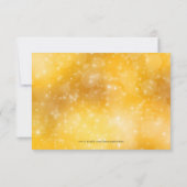 Silvesterabend-Party Einladungen des Goldmagnaten (Rückseite)