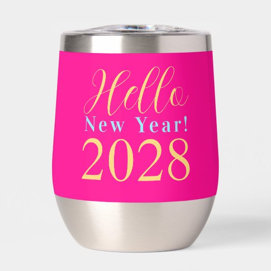 Silvesterabend Party heiß rosa (Vorderseite)
