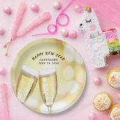 Silvesterabend & Toast Party Pappteller (Party)