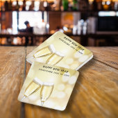 Silvesterabend & Toast Party Rechteckiger Pappuntersetzer