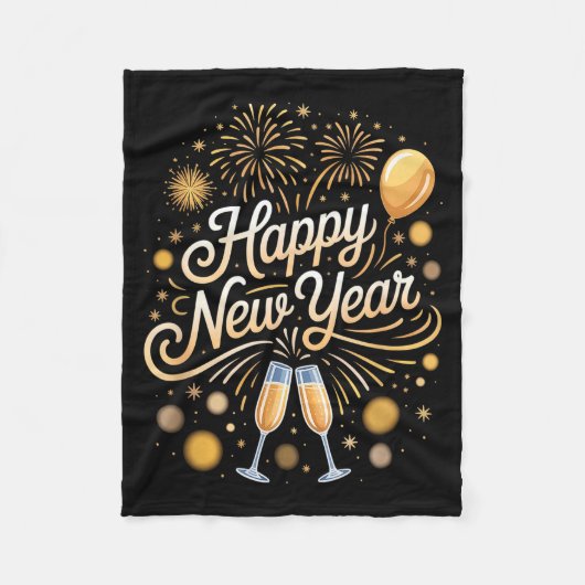 Silvesterbedarf Feuerwerk  Fleecedecke (Vorderseite)