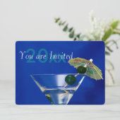 Silvestercocktail-Party Einladung 3 (Stehend Vorderseite)