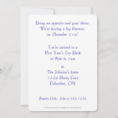 Silvestercocktail-Party Einladung 3 (Rückseite)