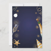 Silvesterfeier 2024 Party Einladung (Rückseite)