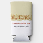 Silvesterfeier Auld Lang Syne Party Selters Dosenkühler (Rückseite)