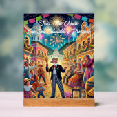 Silvesterfeier El Año Viejo Acrylschild (Neutral)