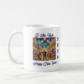 Silvesterfeier El Año Viejo Kaffeetasse (Links)