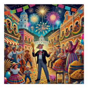 Silvesterfeier El Año Viejo Poster