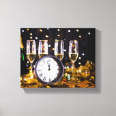 Silvesterfeier SlipperyJoe's Champagner Leinwanddruck (Vorderseite)