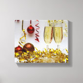 Silvesterfeier SlipperyJoe's Champagner-Wellness-C Leinwanddruck (Vorderseite)