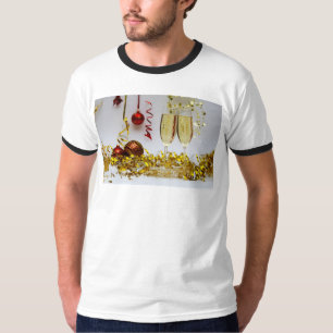 Silvesterfeier SlipperyJoe's Champagner-Wellness-C T-Shirt