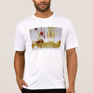 Silvesterfeier SlipperyJoe's Champagner-Wellness-C T-Shirt