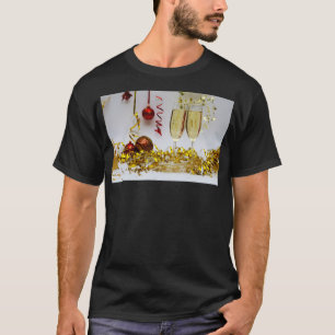 Silvesterfeier SlipperyJoe's Champagner-Wellness-C T-Shirt