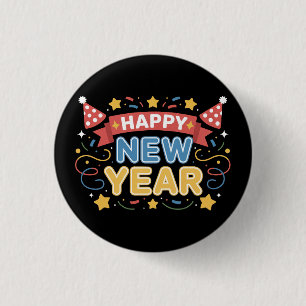 Silvesterfeierdesign Button