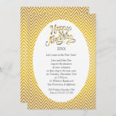 Silvesterfeiern zum Party Einladung (Vorne/Hinten)