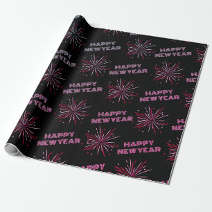 Silvesterfeuerwerk geschenkpapier