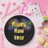 Silvesterfeuerwerke im Party Pappteller (Party)