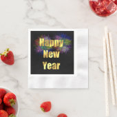 Silvesterfeuerwerke im Party Serviette (Beispiel)