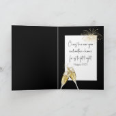 Silvesterflöten Karte (Innenseite)