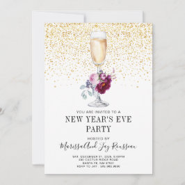 Silvesterglass-Party Einladung