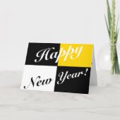 Silvesterkarte Feiertagskarte (Vorderseite)