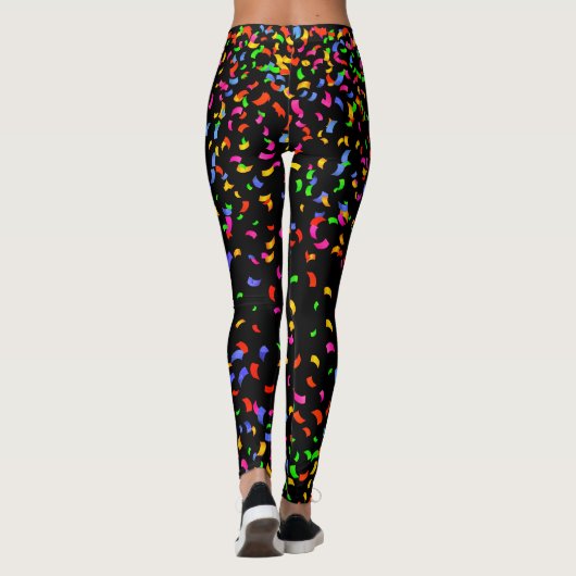 Silvesterkonfetti Leggings (Rückseite)