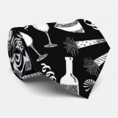 Silvestermuster-Party-Krawatte Krawatte (Gerollt)