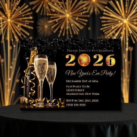 Silvesterparty 2026 einladung