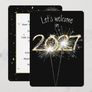 Silvesterparty 2027 Funken  Einladung