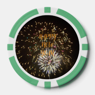 Silvesterparty-Dekoration / Gefallenheit - Feuerwe Pokerchips