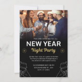 Silvesterparty Einladung (Vorderseite)
