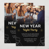 Silvesterparty Einladung (Vorne/Hinten)