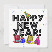 Silvesterparty Einladung (Vorderseite)