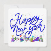 Silvesterparty Einladung (Vorderseite)