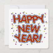 Silvesterparty Einladung (Vorderseite)