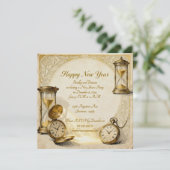 Silvesterparty Einladung (Stehend Vorderseite)