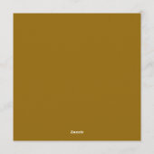 Silvesterparty Einladung (Rückseite)