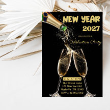 Silvesterparty-Einladung 2027