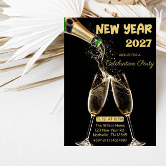 Silvesterparty-Einladung 2027 Einladung